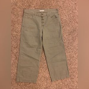 NWOT Lucky Brand wide leg crop pant size 10